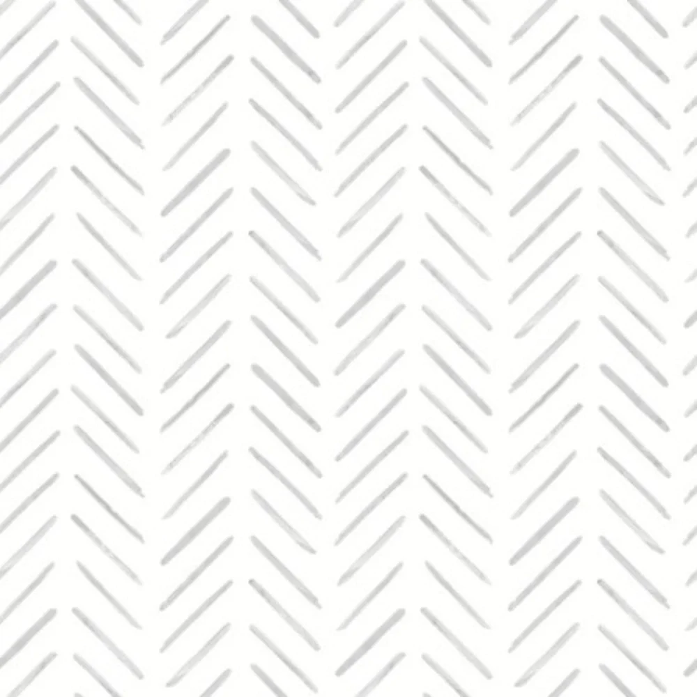 Magnolia home Painted Herringbone Gray York Wallpaper